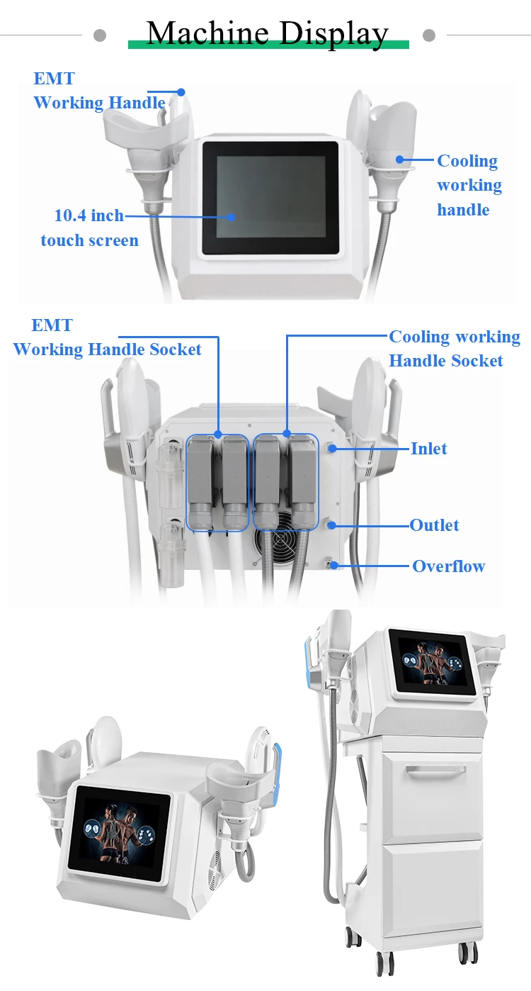 機械 SW-360F-7 を形づける 2 1 HI-EMT Cryotherapy ボディ｜Sunwinbeauty