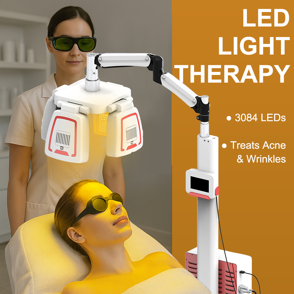 Comment la thérapie par la lumière LED PDT enrichit une gamme de soins de la peau professionnels 3 La thérapie par lumière LED PDT combinée à des soins du visage professionnels